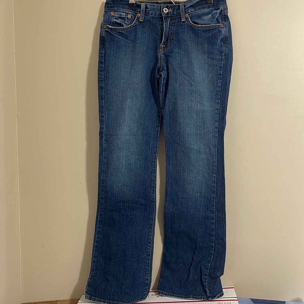 Vintage Lucky Brand Sundown Straight Med Wash Denim Jeans Size 28 EUC